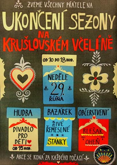 Ukončení sezony na krušlovském včelíně