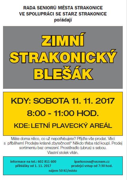 Zimní strakonický blešák