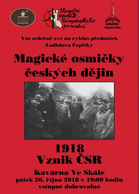 1918 VZNIK ČSR