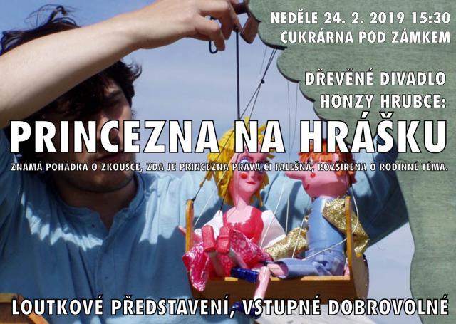 DŘEVĚNÉ DIVADLO HONZY HRUBCE: PRINCEZNA NA HRÁŠKU