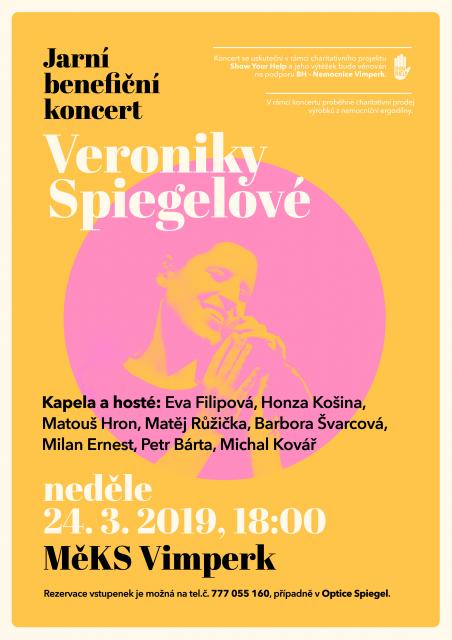 JARNÍ BENEFIČNÍ KONCERT VERONIKY SPIEGELOVÉ