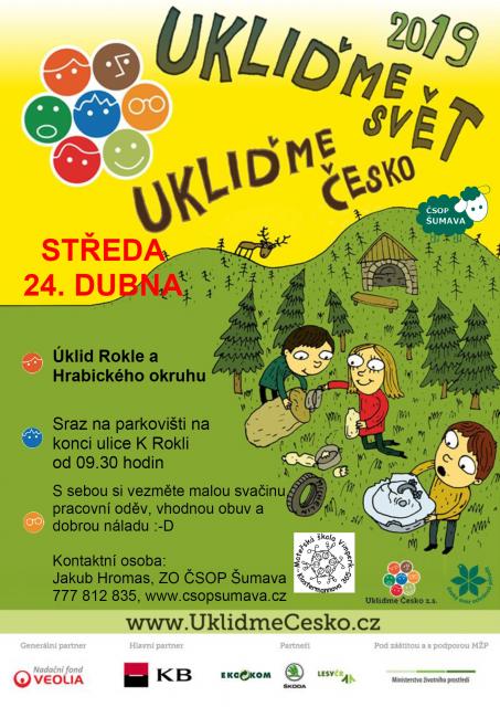 UKLIĎME SVĚT, UKLIĎME ČESKO 2019