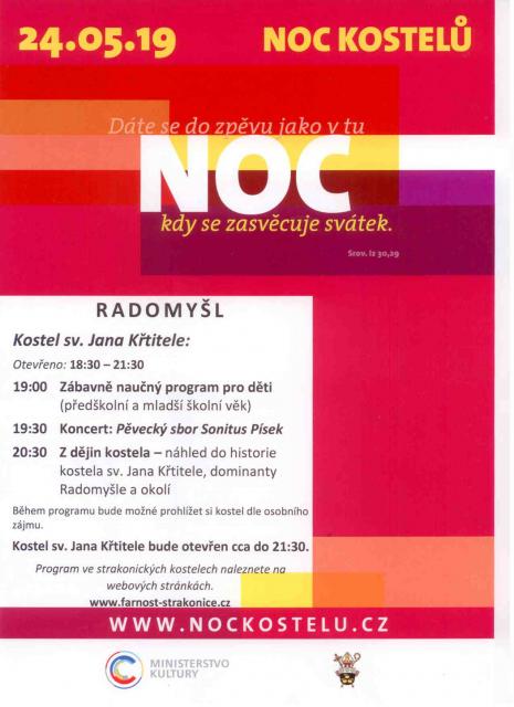 Noc kostelů v Radomyšli