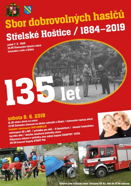 Oslavy 135 let SDH Střelské Hoštice