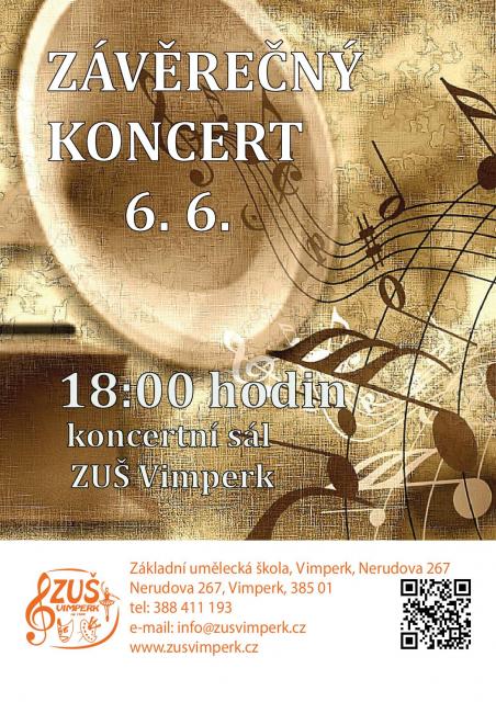 ZÁVĚREČNÝ KONCERT ŽÁKŮ HUDEBNÍHO OBORU
