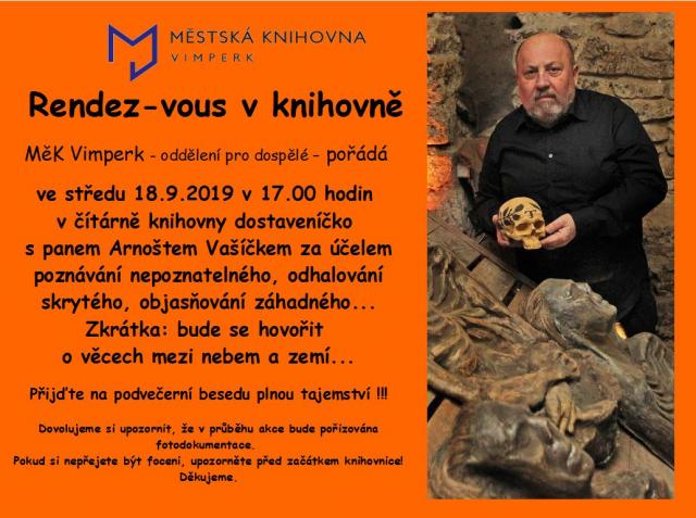 Rendez-vous s Arnoštem Vašíčkem