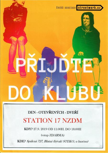 Klub Station 17 v Blatné zve na Den otevřených dveří