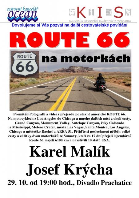 K.Malík, J.Krýcha: Route 66 na motorkách