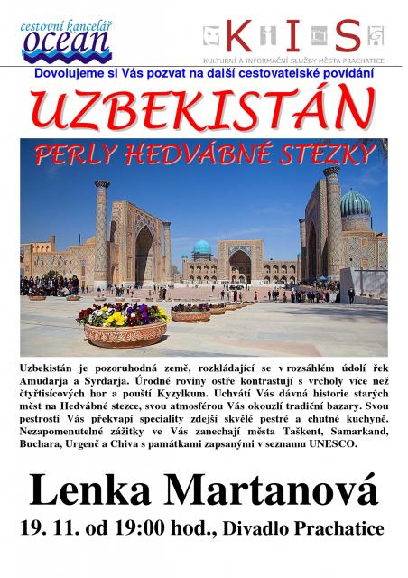 Lenka Martanová: Uzbekistán