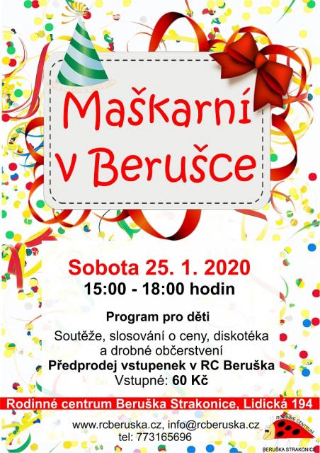 Maškarní karneval v Berušce