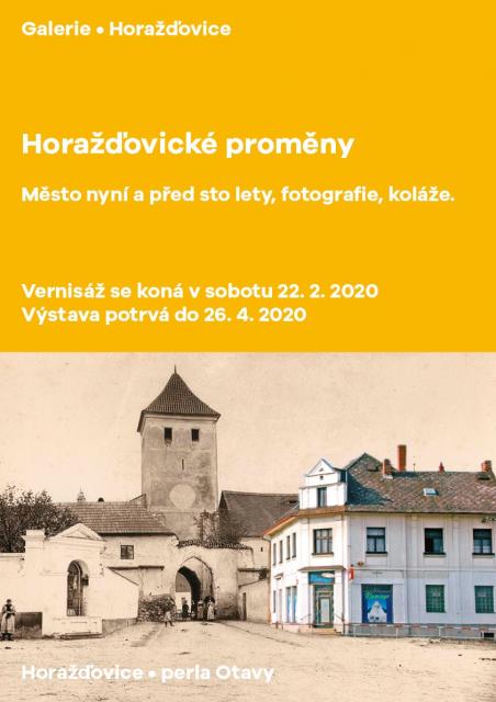 Horažďovické proměny - město nyní a před sto lety