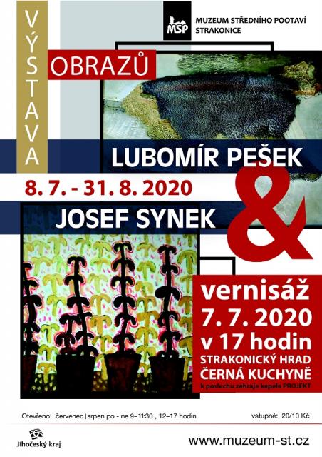 Obrazy Josef Synek a Lubomír Pešek
