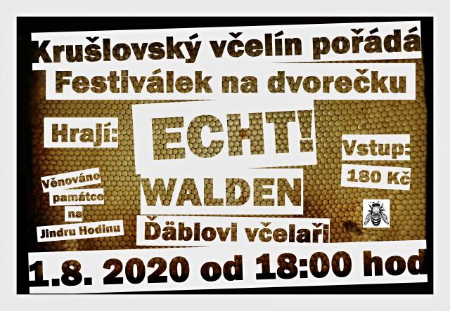 Hudební festiválek na dvorečku