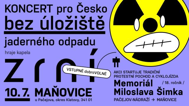 Koncert pro Česko bez úložiště + ZRNÍ