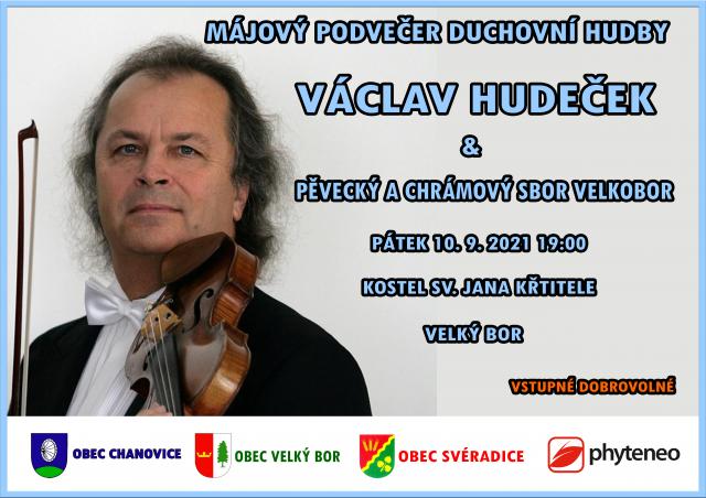 Májový podvečer duchovní hudby s Václavem Hudečkem