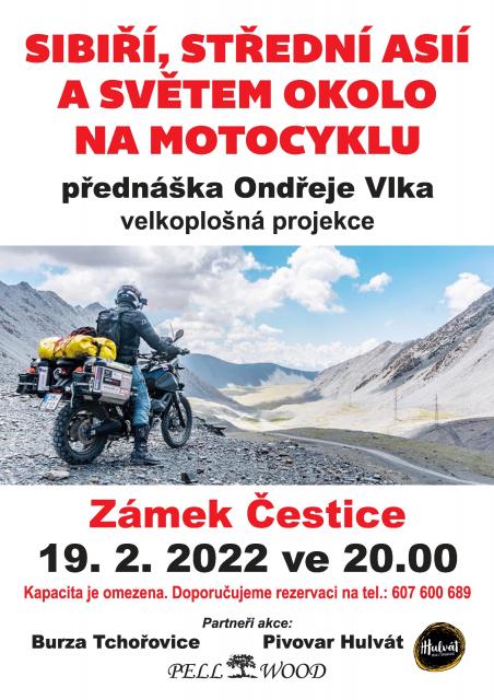 Cestovatelská přednáška ONDŘEJ VLK ČESTICE