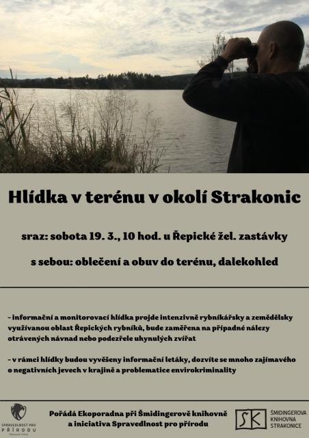 Hlídka v terénu v okolí Strakonic
