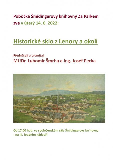 Historické sklo z Lenory a okolí