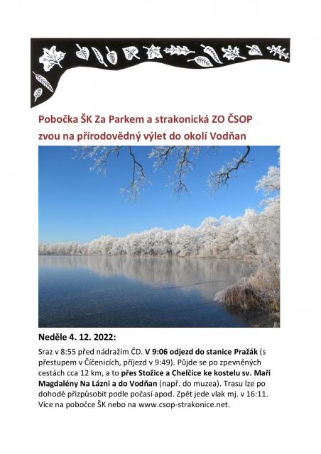 Přírodovědný výlet do okolí Vodňan