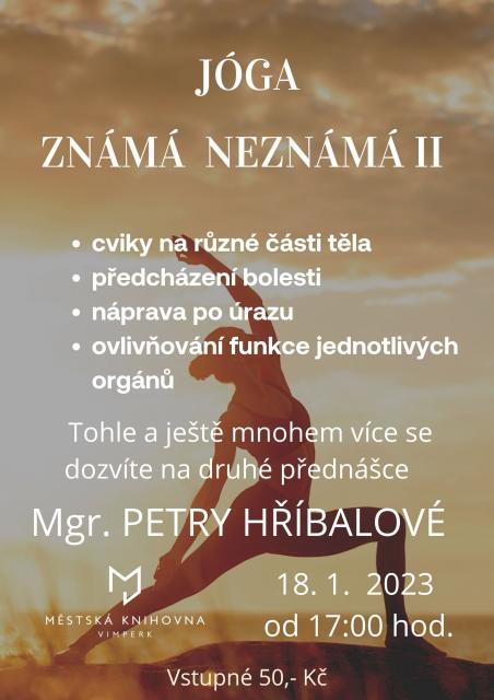 JÓGA ZNÁMÁ NEZNÁMÁ II