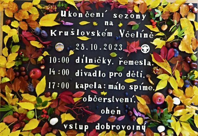 Ukončení sezony na krušlovském včelíně