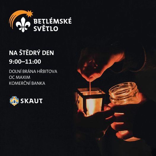 Betlémské světlo ve Strakonicích