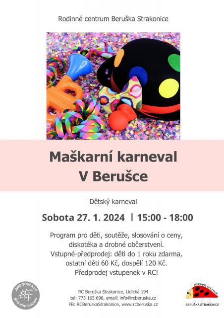 Maškarní karneval v Berušce