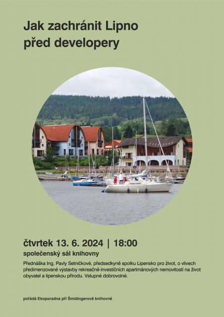 Jak zachránit Lipno před developery