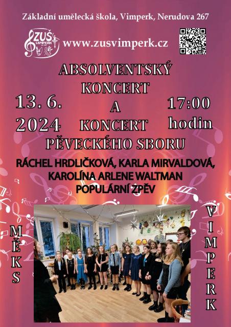 ABSOLVENTSKÝ KONCERT A KONCERT PĚVECKÉHO SBORU