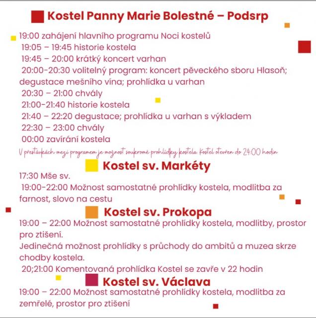 Noc kostelů ve Strakonicích