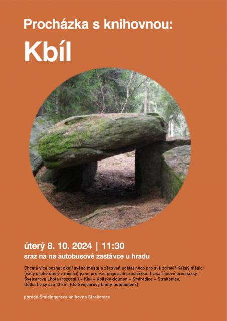 Procházka s knihovnou – Kbíl