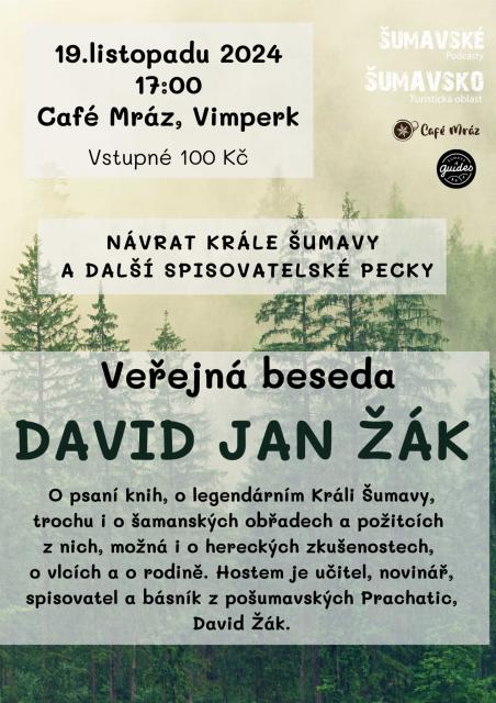 ŠUMAVSKÉ PODCASTY – DAVID JAN ŽÁK