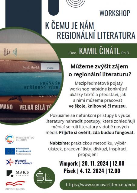K ČEMU JE NÁM REGIONÁLNÍ LITERATURA?