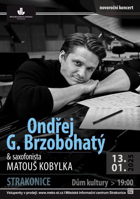 Ondřej G. Brzobohatý & saxofonista Matouš Kobylka