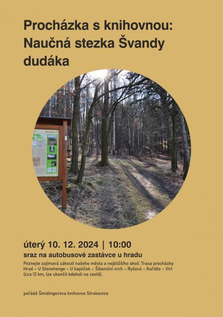 Procházka s knihovnou – Naučná stezka Švandy dudáka