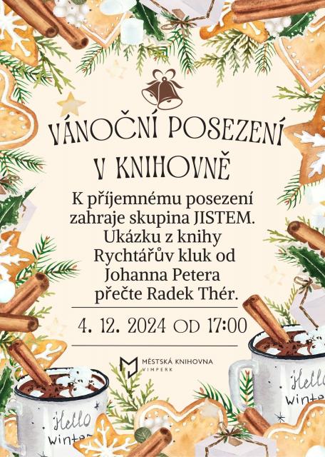 VÁNOČNÍ POSEZENÍ V KNIHOVNĚ