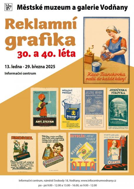Výstava Reklamní grafika třicátá a čtyřicátá léta
