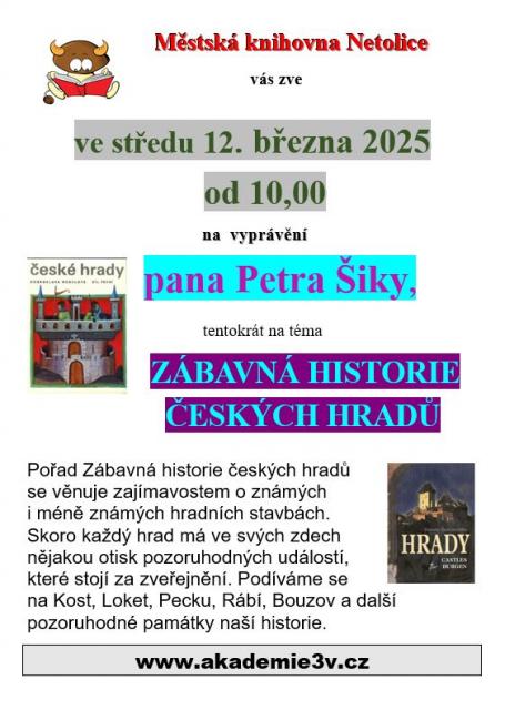 Zábavná historie českých hradů s Petrem Štikou