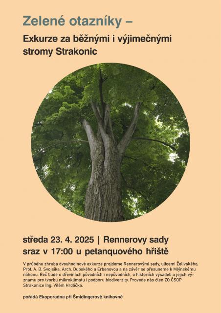 Zelené otazníky – Exkurze za běžnými i výjimečnými stromy Strakonic