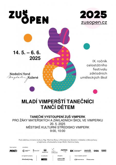 TANEČNÍ VYSTOUPENÍ ZUŠ VIMPERK