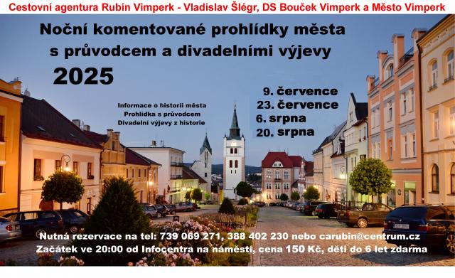 NOČNÍ KOMENTOVANÁ PROHLÍDKA MĚSTA
