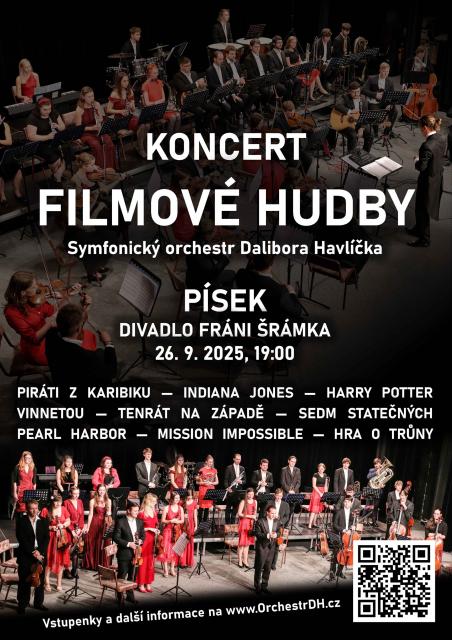Koncert filmové hudby - Symfonický orchestr Dalibora Havlíčka