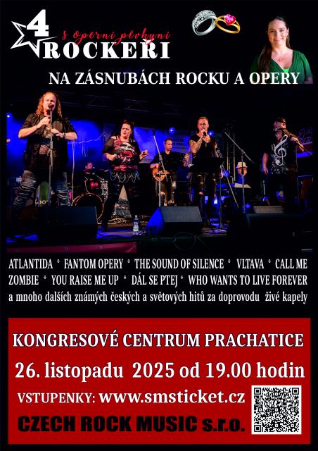 4 ROCKEŘI s operní pěvkyní