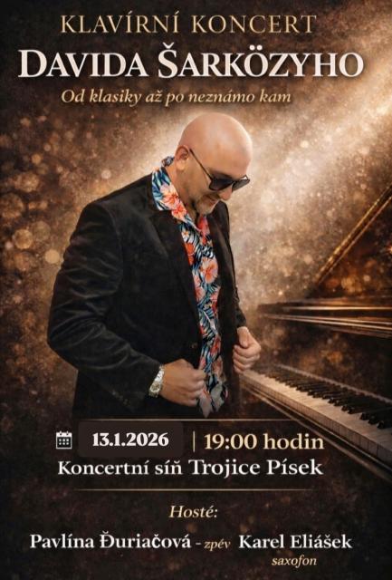Klavírní koncert Davida Šarközyho - Od klasiky až po neznámo kam