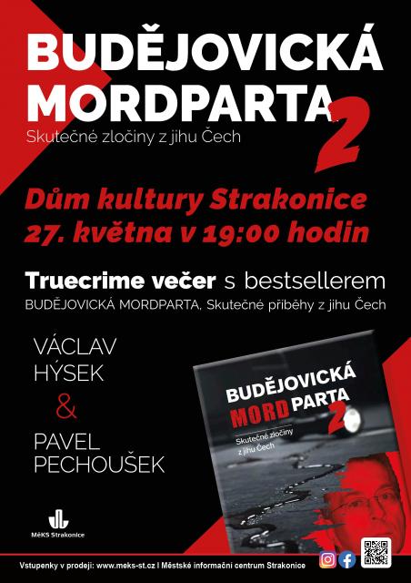 Budějovická MORDPARTA 2: Skutečné zločiny z jihu Čech – vyprávění kriminalistů