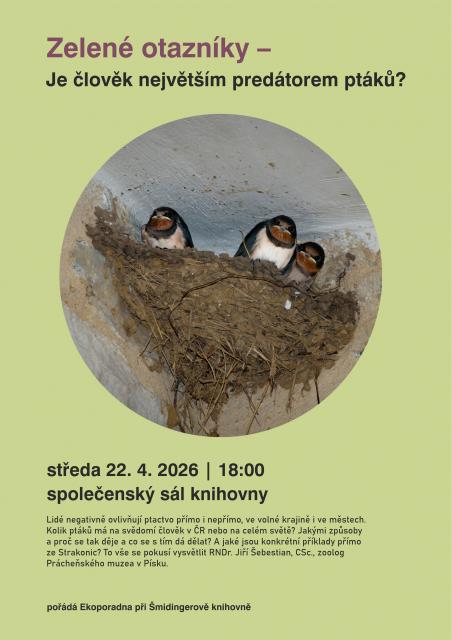 Zelené otazníky – Je člověk největším predátorem ptáků?