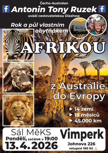 AFRIKOU Z AUSTRÁLIE DO EVROPY VLASTNÍM OBYTŇÁKEM