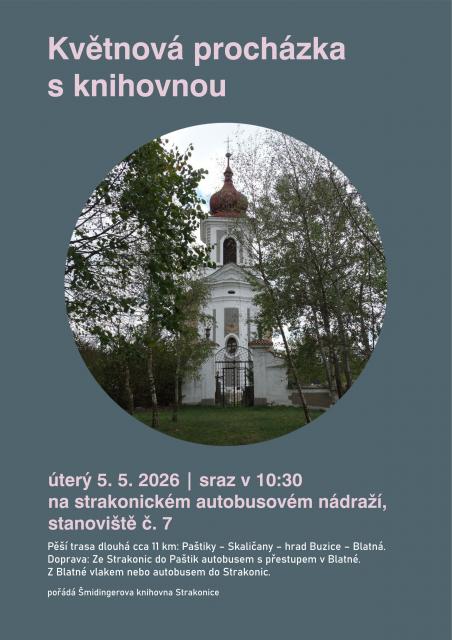 Květnová procházka s knihovnou