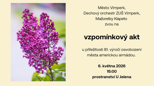 VZPOMÍNKOVÝ AKT U PŘÍLEŽITOSTI 81. VÝROČÍ OSVOBOZENÍ MĚSTA