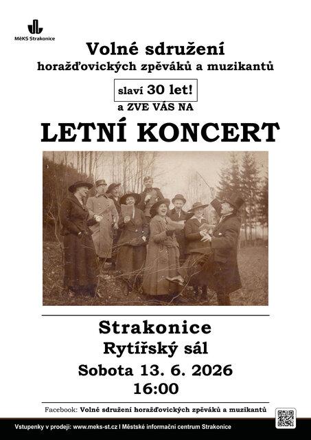 Volné sdružení horažďovických zpěváků a muzikantů slaví 30 let!